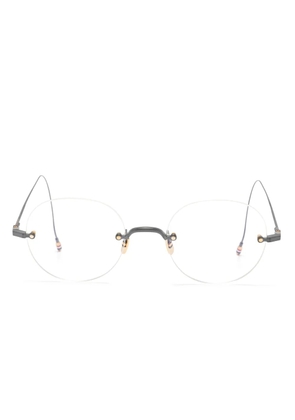 Thom Browne Eyewear round-frame glasses - White