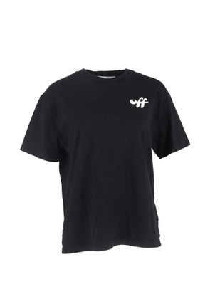 Off-White Pre-Owned logo-print T-shirt - Black