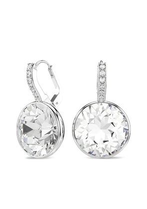 Swarovski Millenia crystal-embellished hoop earrings - White