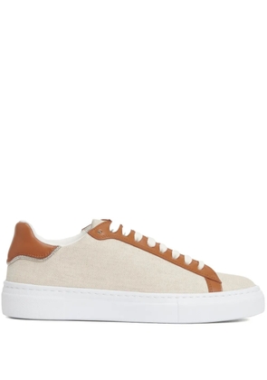 Fabiana Filippi lace-up two-tone sneakers - Neutrals