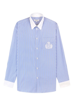 Sporty & Rich striped embroidered shirt - Blue