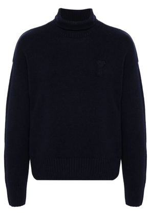 AMI Paris turtleneck sweater - Blue