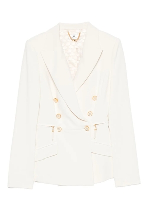 Elisabetta Franchi double-breasted buttoned blazer - Neutrals