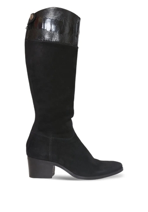 Alberto Fasciani leather knee-high boots - Black
