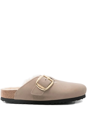 Birkenstock Boston big buckle mules - Neutrals