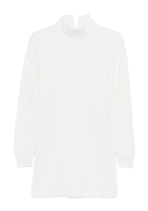 DONDUP ribbed-knit dress - White