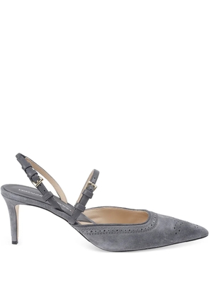 Ermanno Scervino slingback leather pumps - Grey