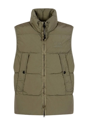 C.P. Company funnel-neck padded gilet - Green