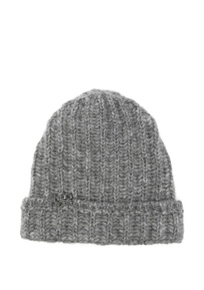 Ermanno Scervino beaded hat - Grey