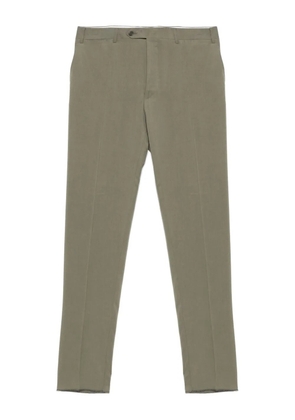 Canali pressed-crease trousers - Green