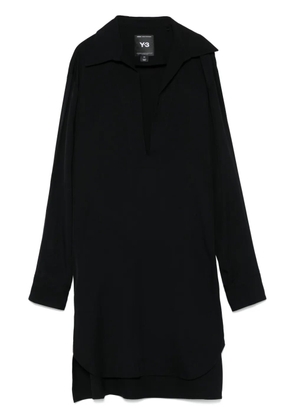 Y-3 pointed-flat-collar shirt - Black