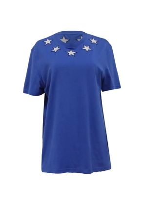 Givenchy Pre-Owned star-embroidered T-shirt - Blue
