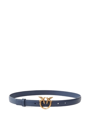PINKO Love Berry buckle leather belt - Blue