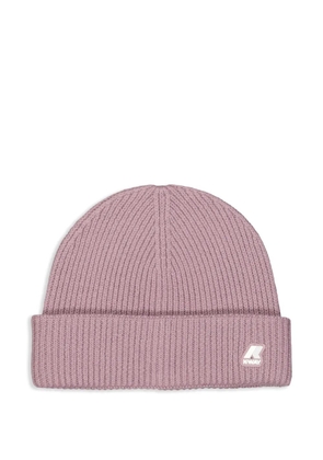 K-Way raised-logo beanie hat - Purple