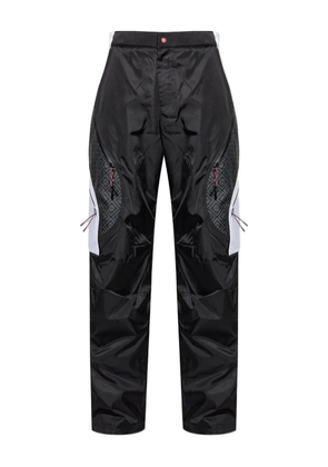 Casablanca monogram panelled trousers - Black