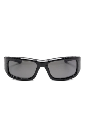 Jacquemus rectangle-frame sunglasses - Black