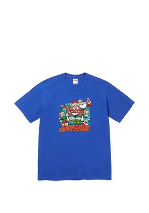 Supreme x Sean Cliver Naughty graphic-print T-shirt - Blue