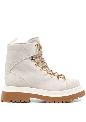 Lorena Antoniazzi lace-up fastening boots - Grey