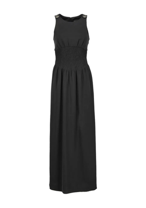 CHANEL Pre-Owned elasticated-waist maxi dress - Black