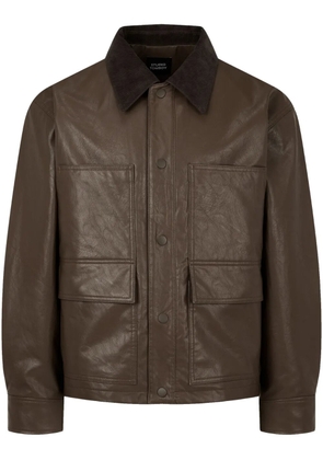 TOMBOY faux-leather jacket - Brown