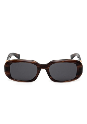 MISSONI EYEWEAR tortoiseshell rectangle sunglasses - Brown