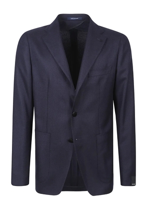 Tagliatore single-breasted wool blazer - Blue