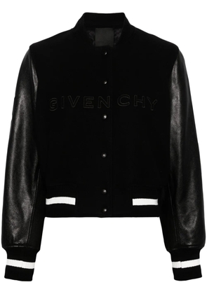 Givenchy Jacke press-stud bomber jacket - Black