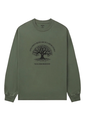 Neighborhood long-sleeve cotton T-shirt - Green