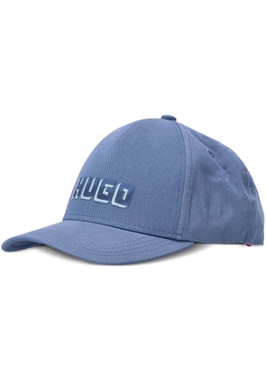 HUGO logo-print baseball cap - Blue