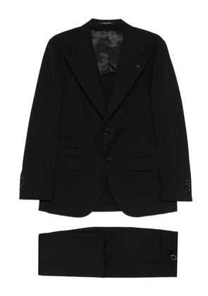 LUIGI BIANCHI MANTOVA single-breasted notched-lapel suit - Black