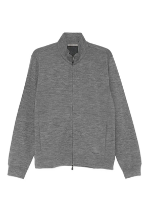 Corneliani zip-up cardigan - Grey