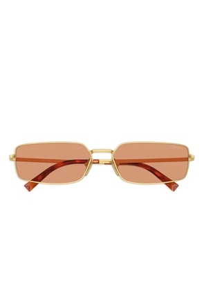 Prada Eyewear rectangle-frame sunglasses - Gold