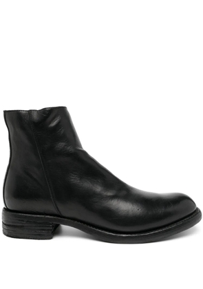 A Diciannoveventitre zip fastening boots - Black