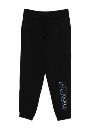 HUGO embroidered-logo track pants - Black