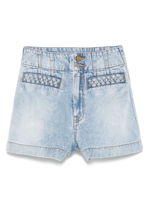 ZIMMERMANN Lucky denim shorts - Blue