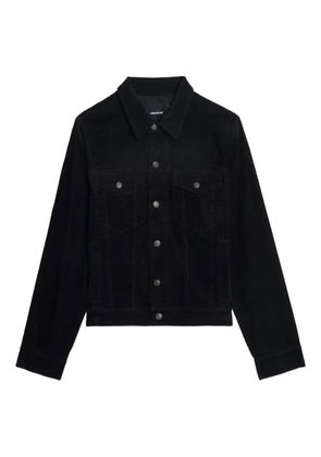 Zadig&Voltaire Bases corduroy button-fastening jacket - Black