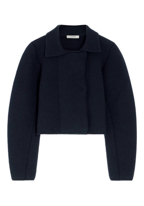 LEMAIRE felted double-breasted blouson jacket - Black