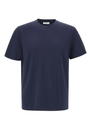 DIKTAT side-slit crew-neck t-shirt - Blue