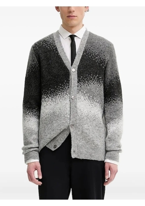 Desigual ombre speckled cardigan - Black