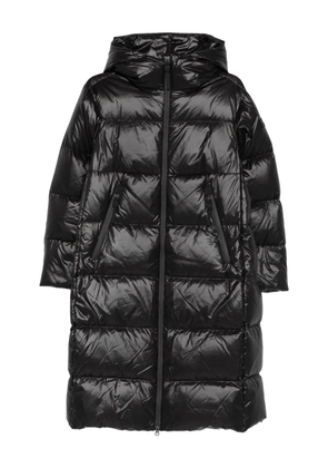 Peuterey hooded quilted coat - Black