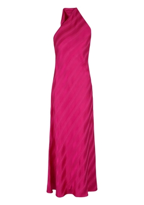 Emporio Armani one-shoulder satin dress - Pink