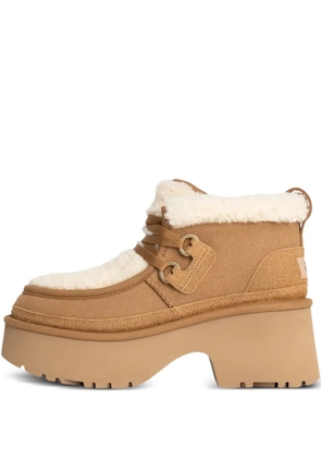 UGG New Heights lace-up platform boots - Brown