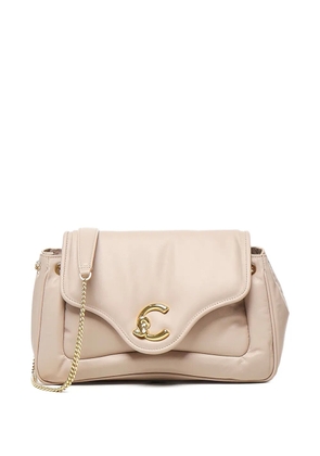 Coccinelle quilted chain shoulder bag - Neutrals