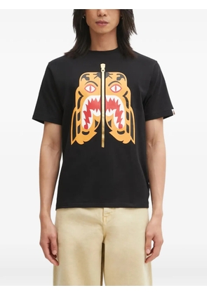 A BATHING APE® Colors Tiger graphic-print T-shirt - Black