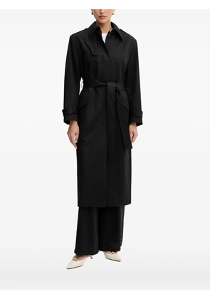 BOSS belted trench coat - Black