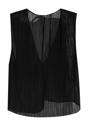 IRO Calyssa pleated top - Black