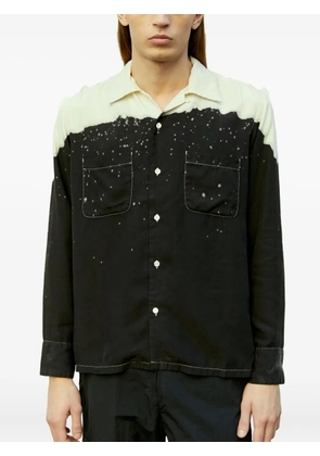 NÒMARYTHM TEXTILE two-tone shirt - Black