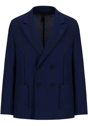 Harris Wharf London double breasted blazer - Blue