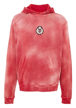424 College cotton hoodie - Red