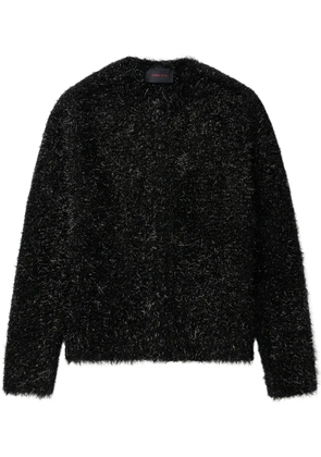 Simone Rocha textured-finish cardigan - Black